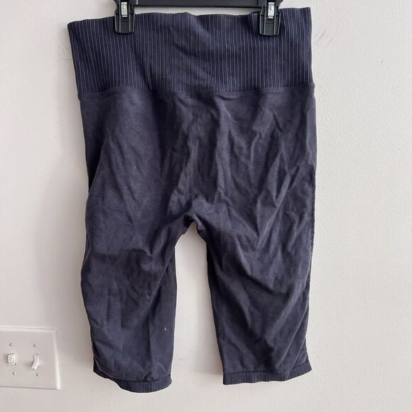 Ododos Butt Lifting High Waist Biker Legging Shorts XL-2XL Navy Blue Textured - Picture 6 of 7